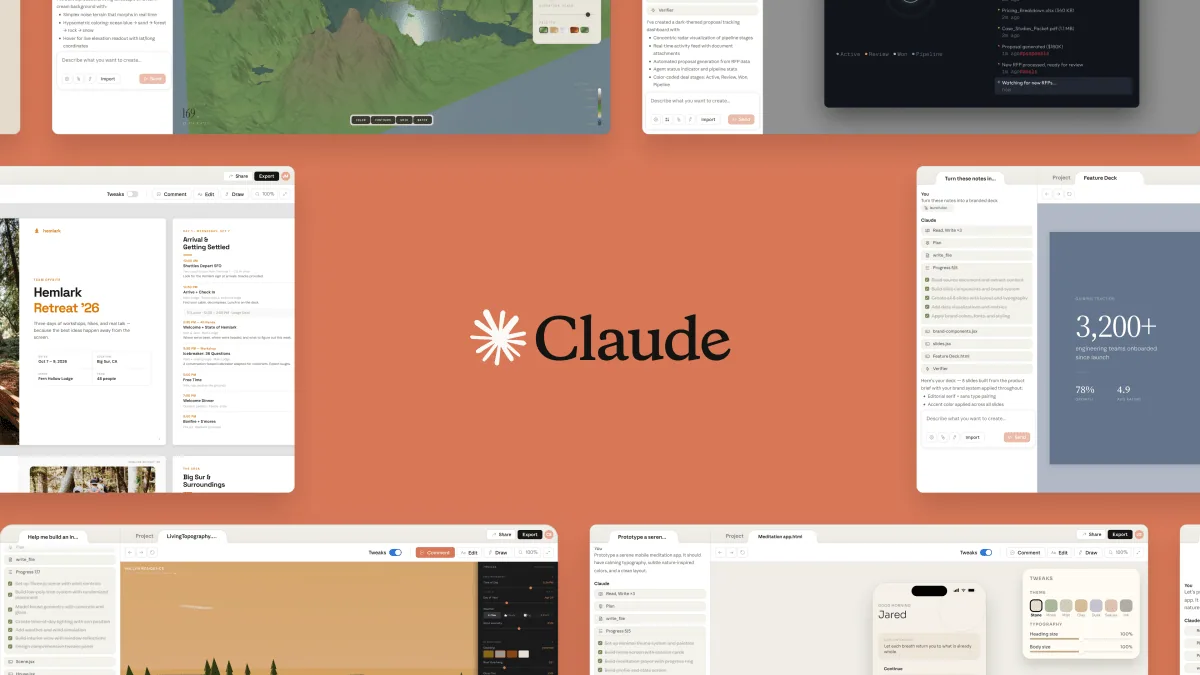 Anthropic เปิดตัว Claude Design เครื่องมืออัจฉริยะช่วยงานออกแบบกราฟิกได้สวยงามและรวดเร็ว